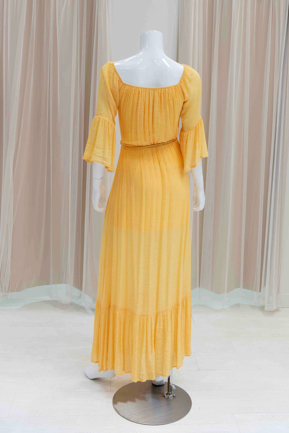 Yellow Bohemian Maxi Dress