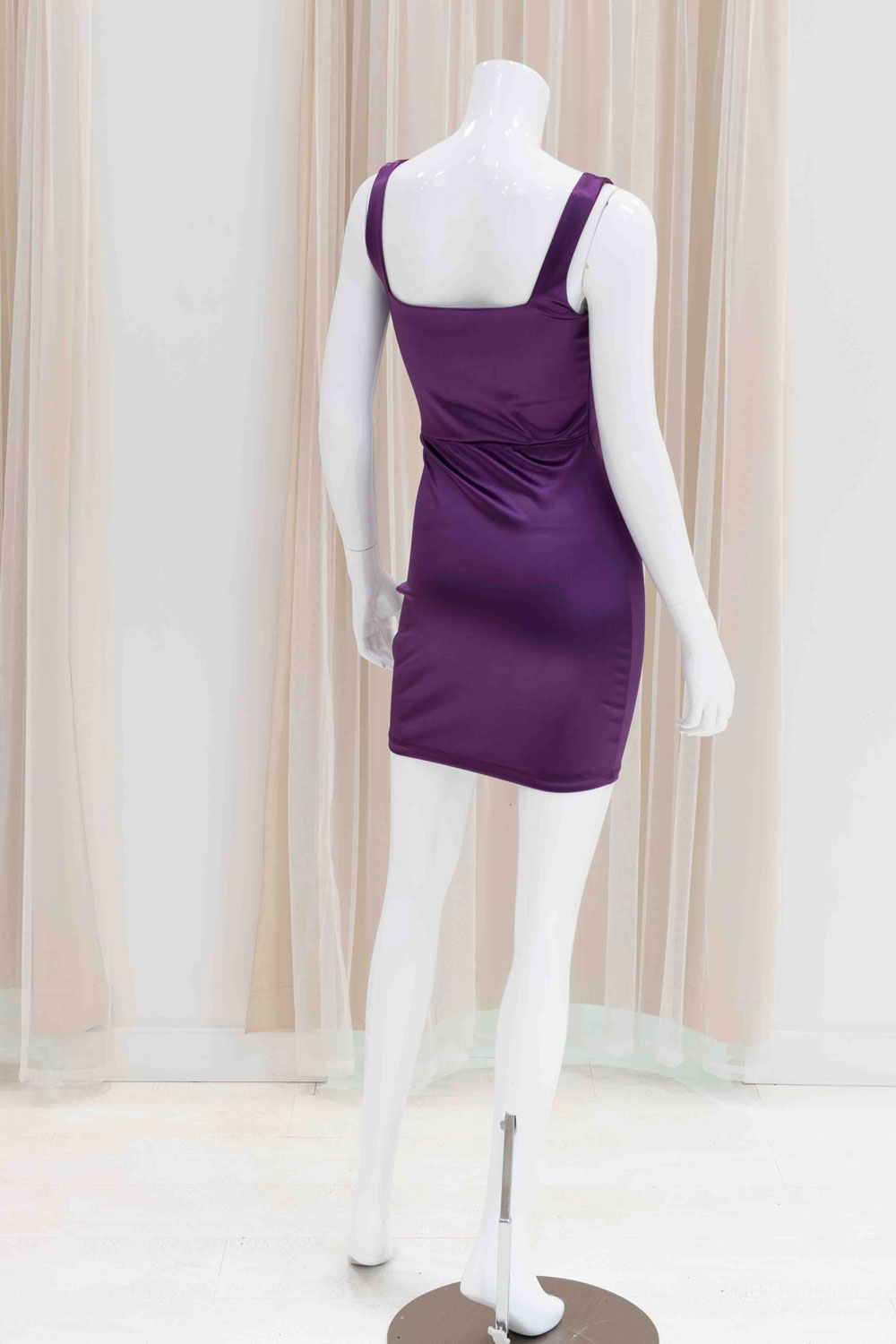 Satin Mini Dress for a Dance