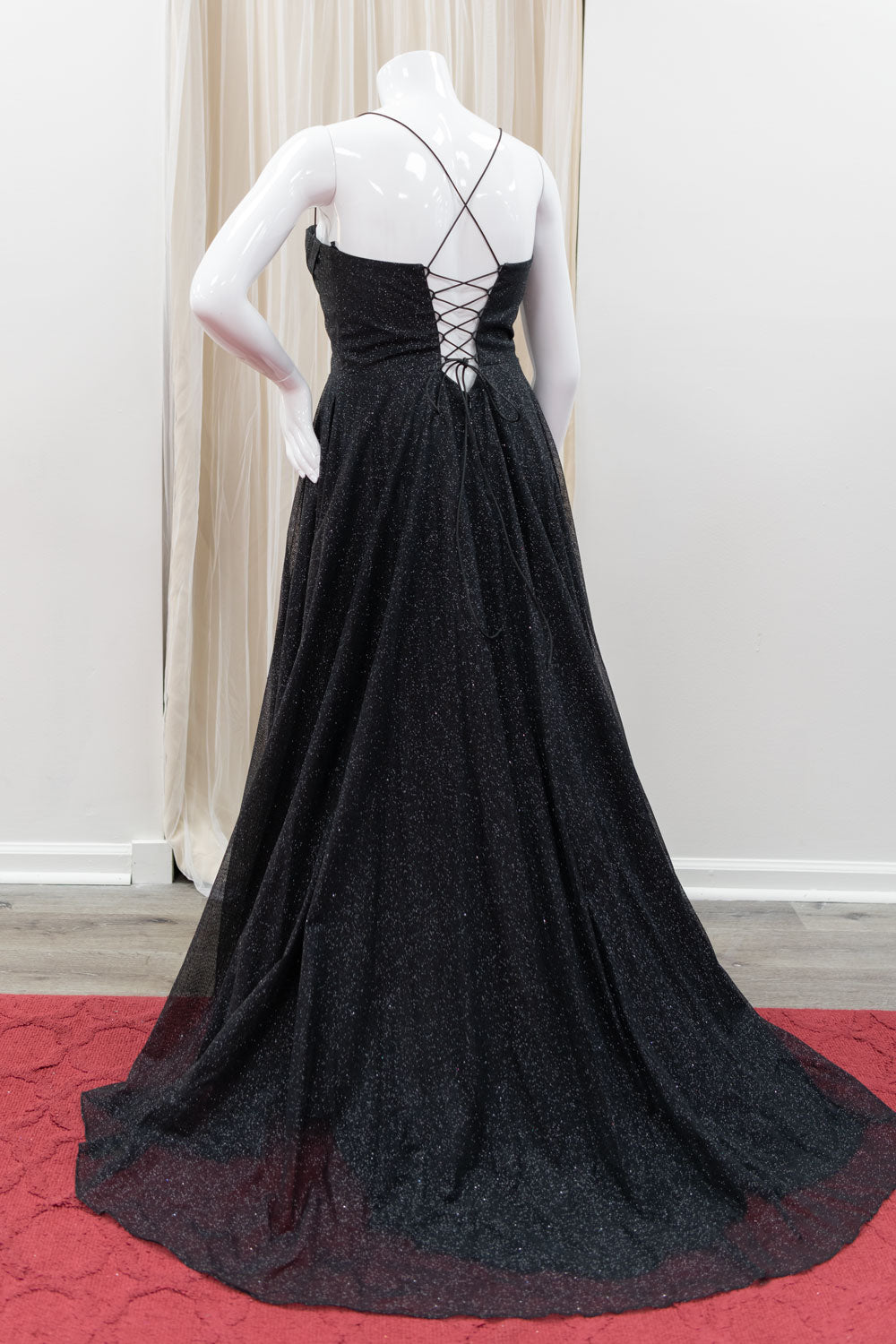 Glitter ball Gown With Pockets