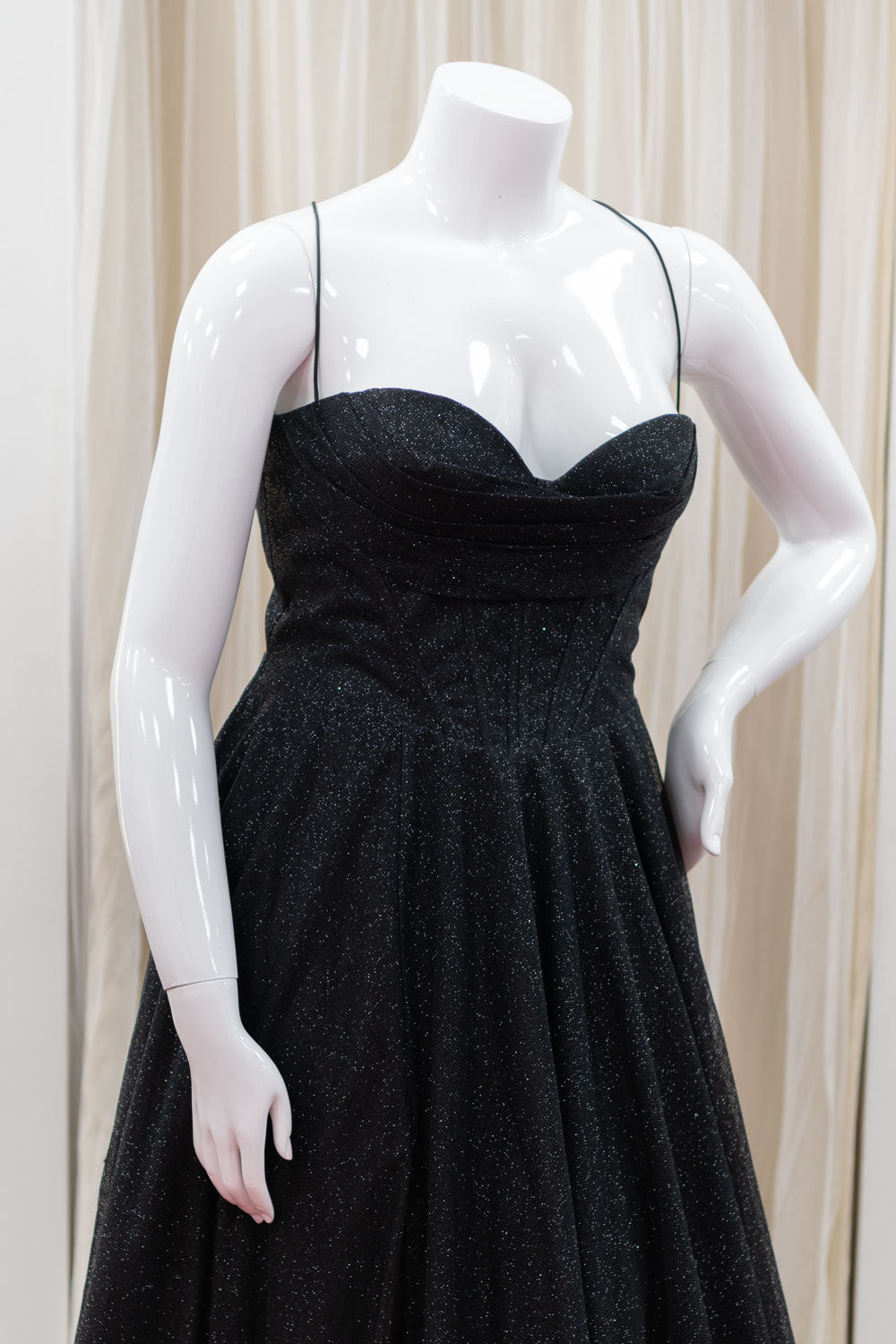 Corset prom Dress in Black