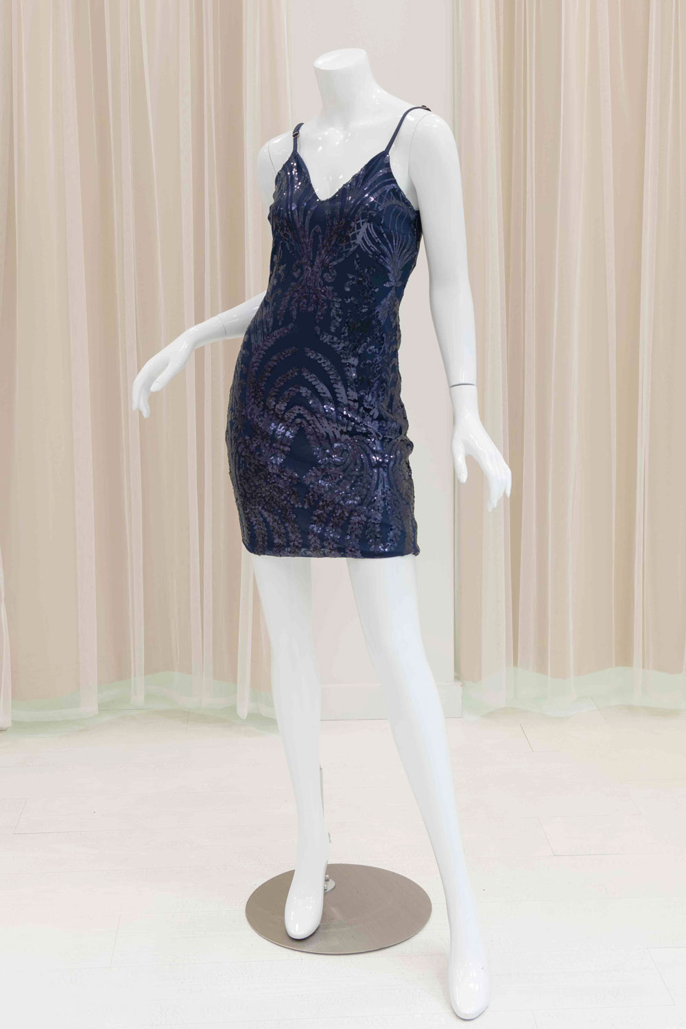Navy Blue Party Dress