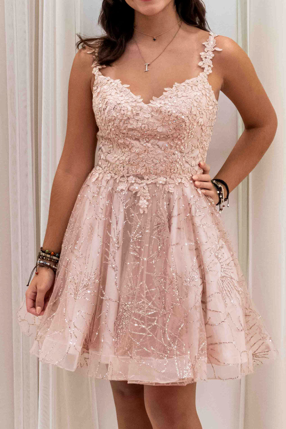 Pink Damas Dress