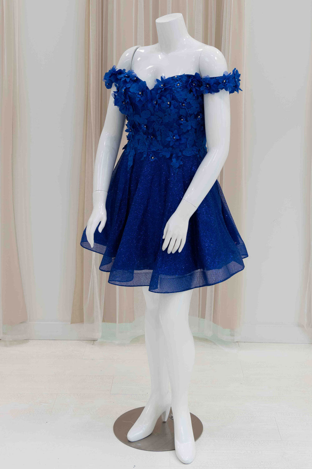 8th Grade Dance Dress in Royal Blue