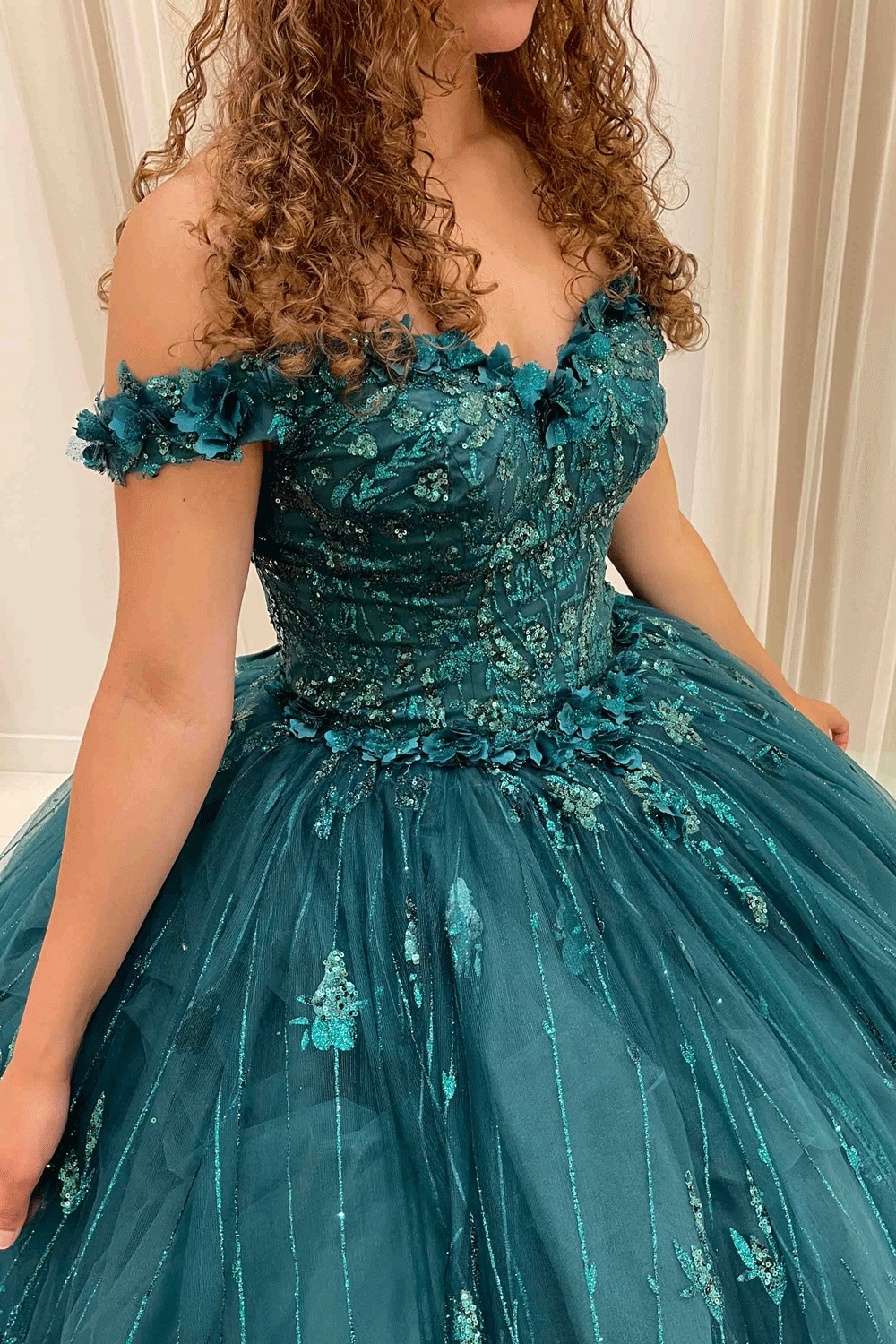 Emerald Green Quinceanera Dress