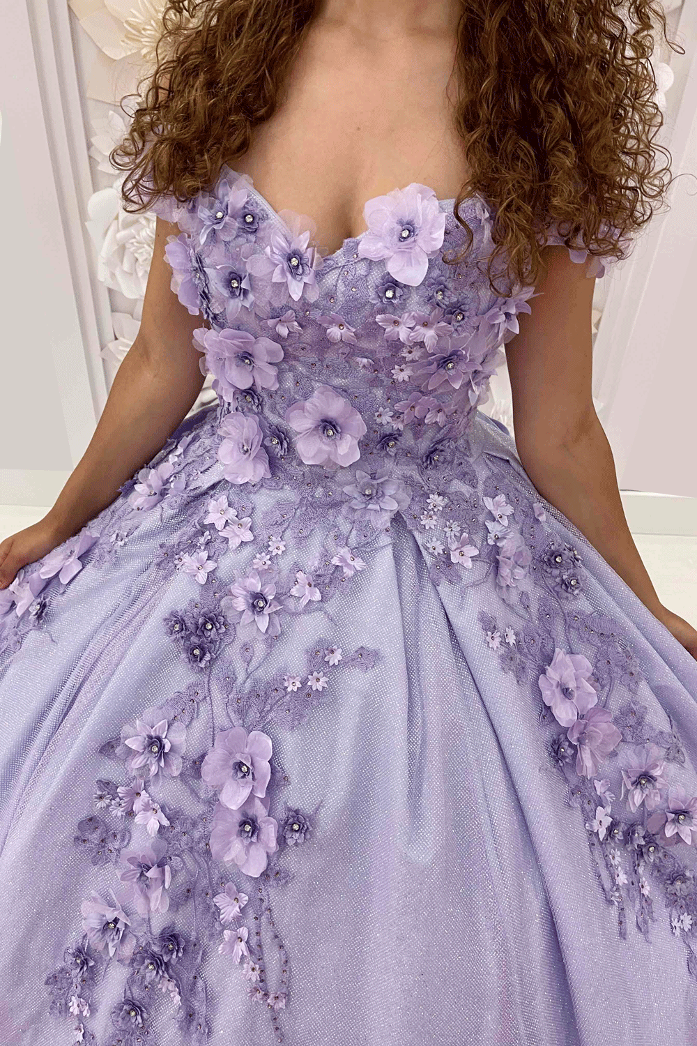 Purple Prom Ball Gown