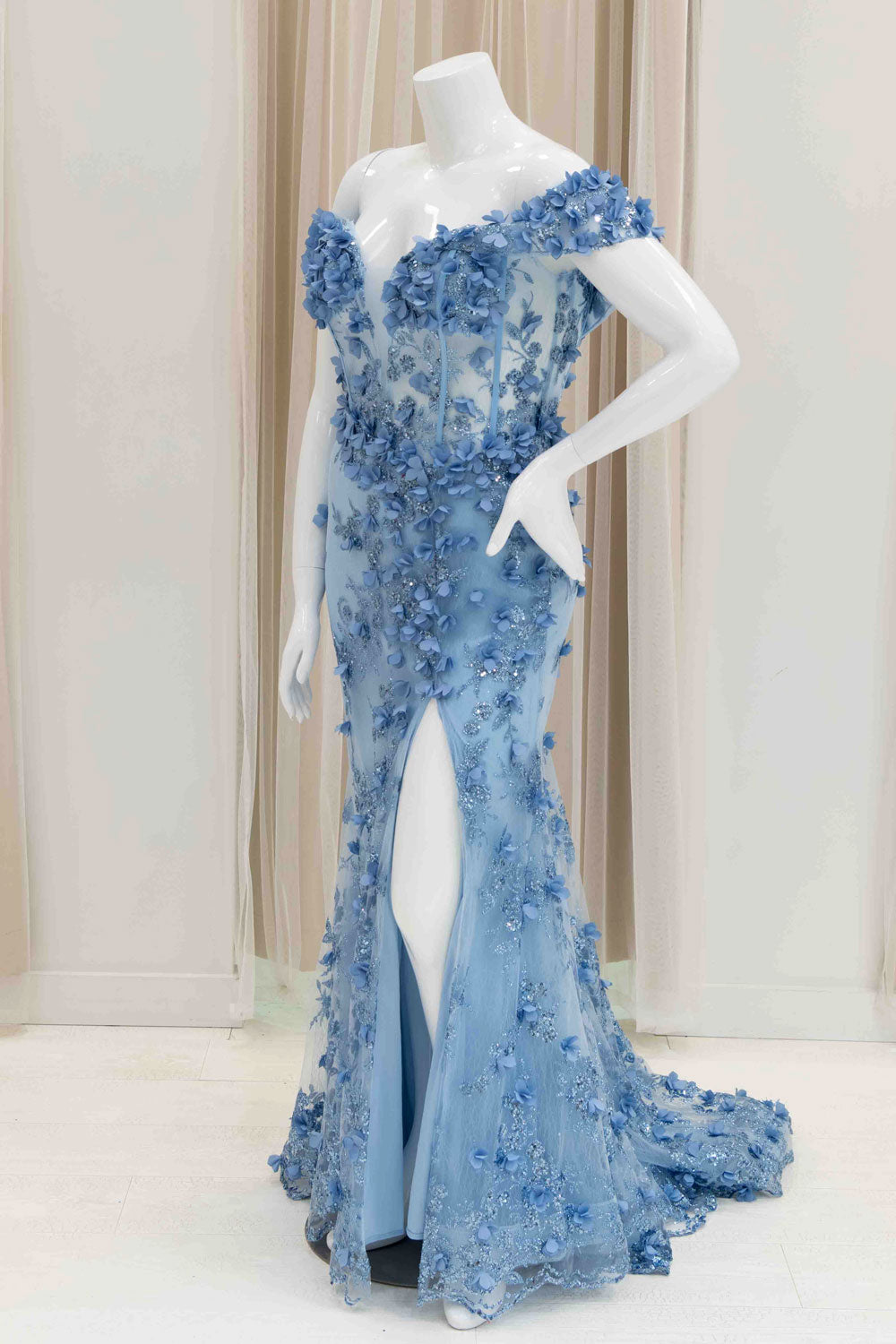 Formal Evening Gown in Baby Blue