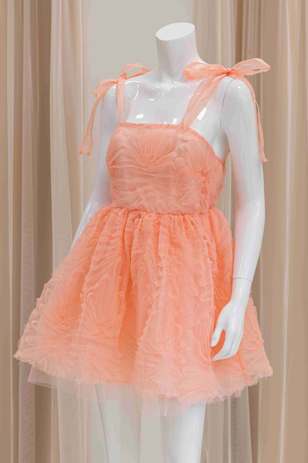 Cute Graduation Dress in Peach