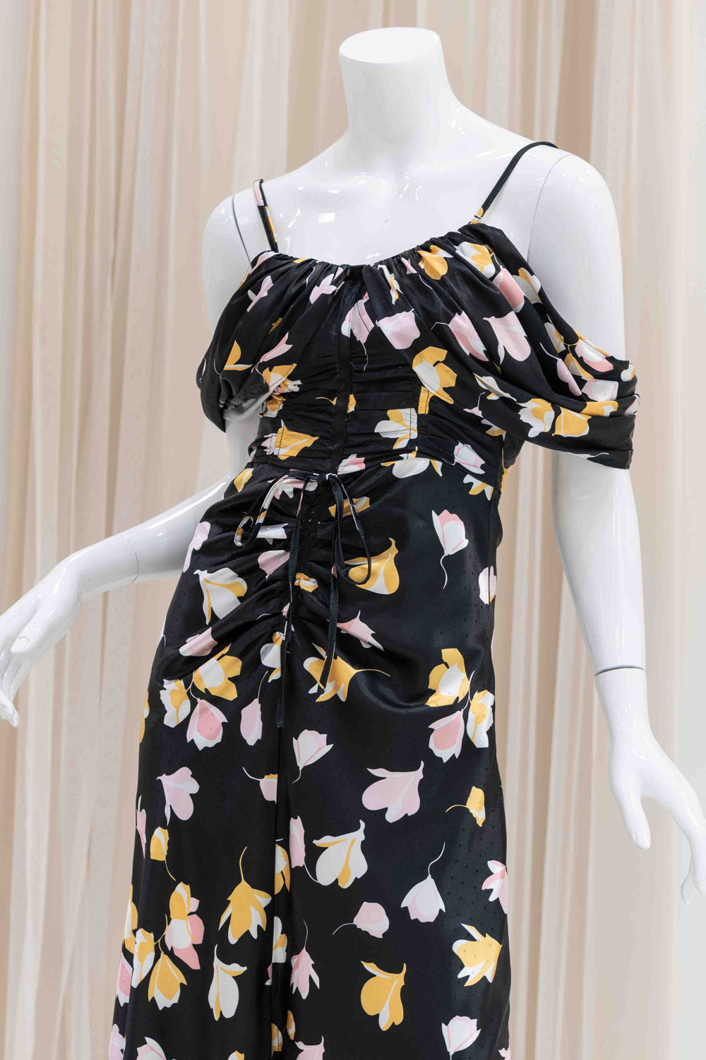 Backyard Wedding Guest Dress in Floral Print
