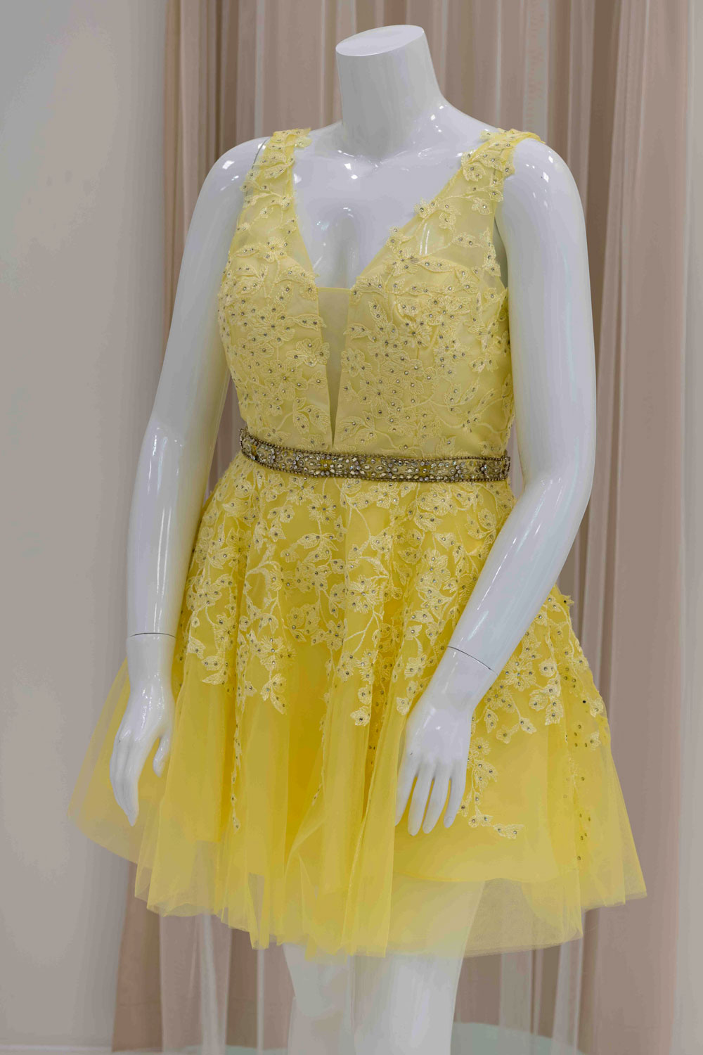 Short Sweet 16 Dress in Yellow