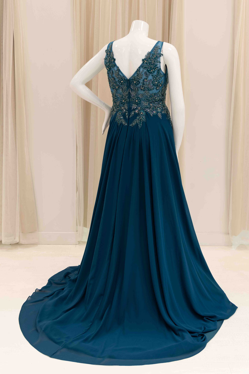Mother of the Bride Dress in Teal