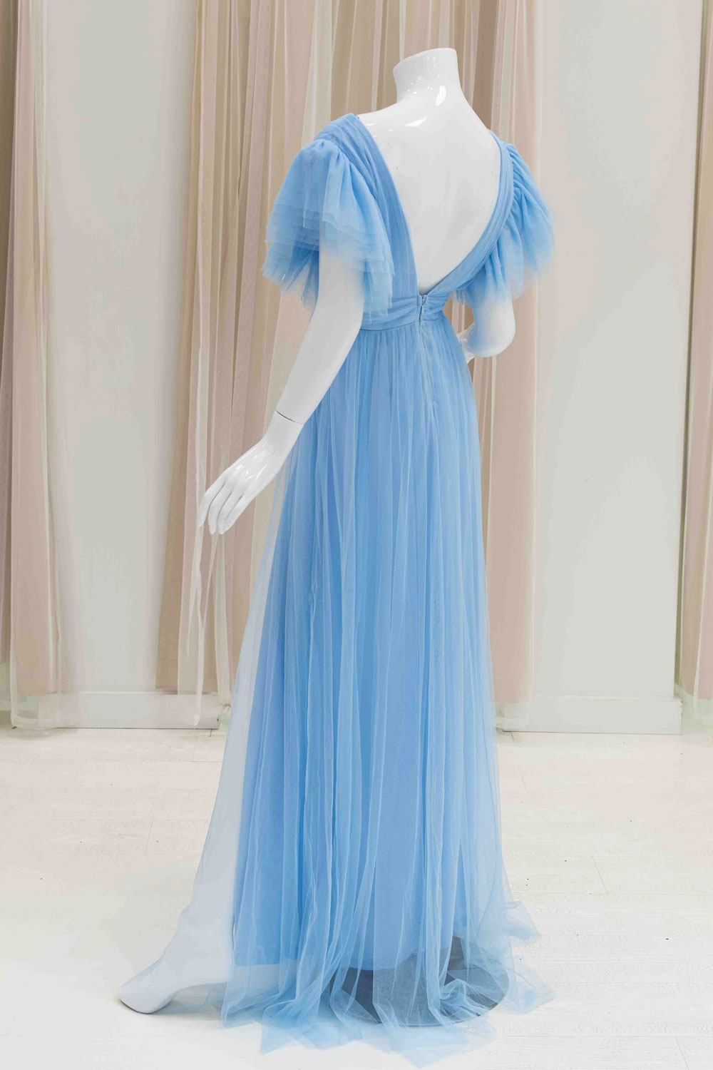 Baby Blue Baby Shower Tulle Dress