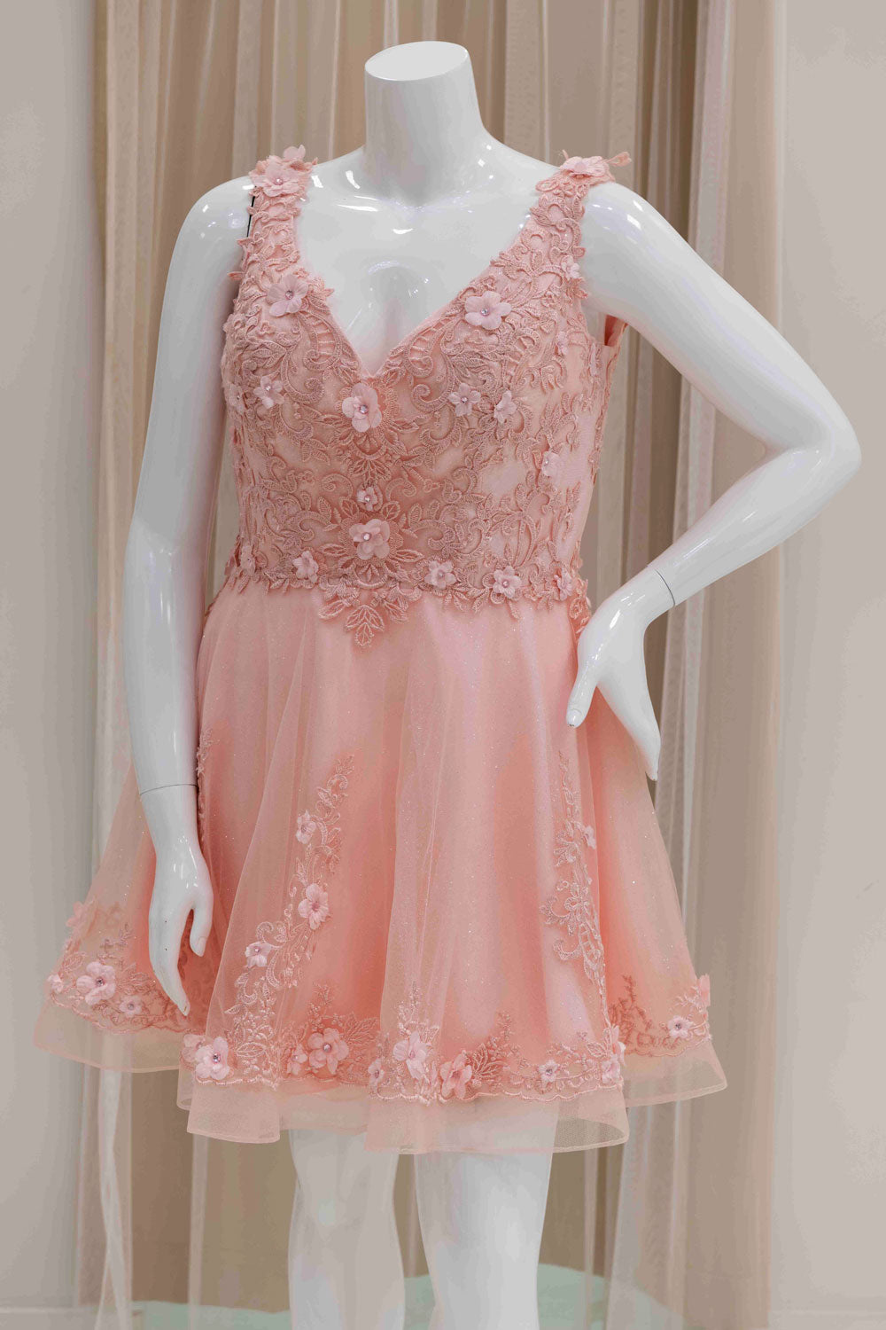 Short Cocktail Dress in Pink for Sweet 16