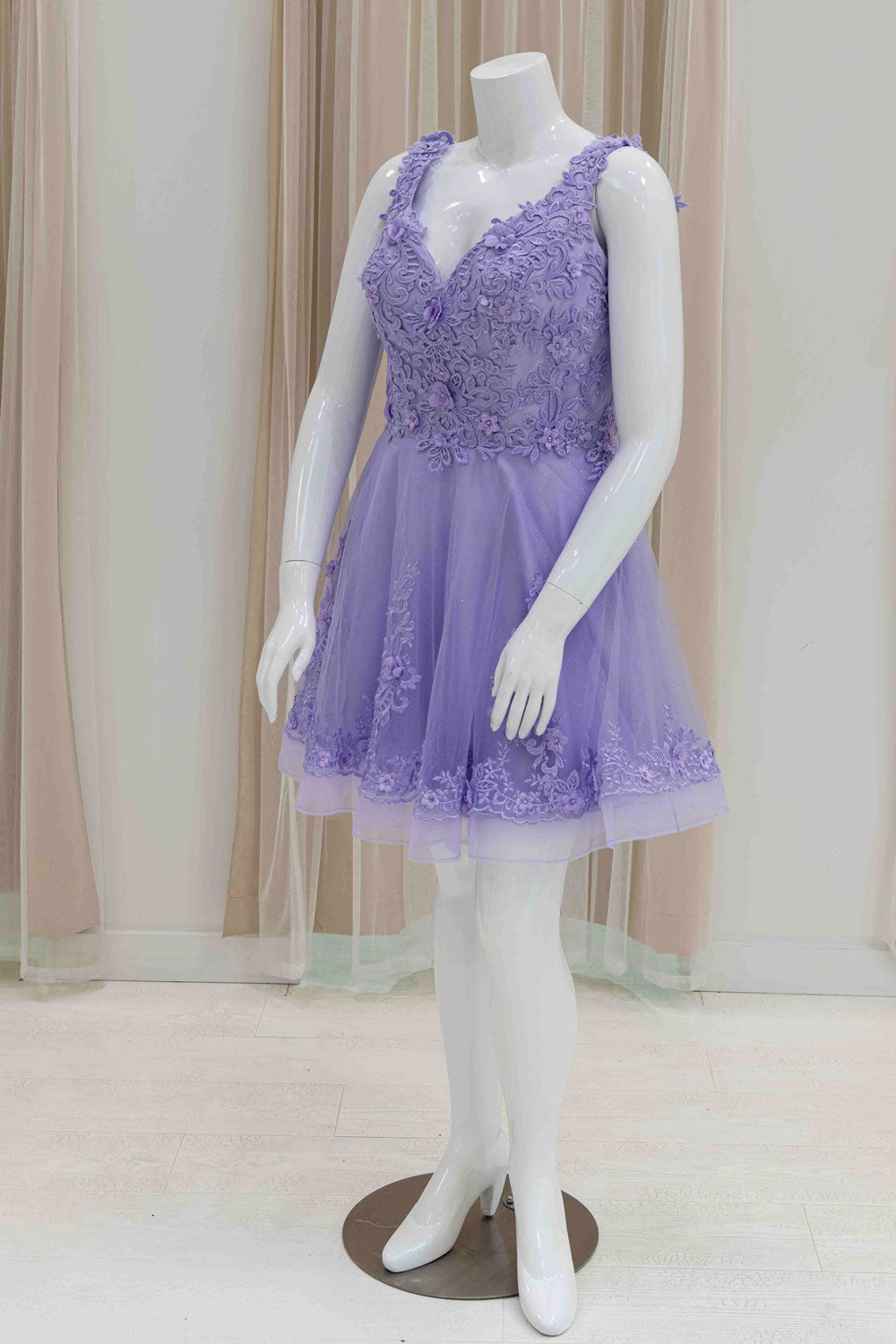 Short Sweet 16 Dress in Lavender