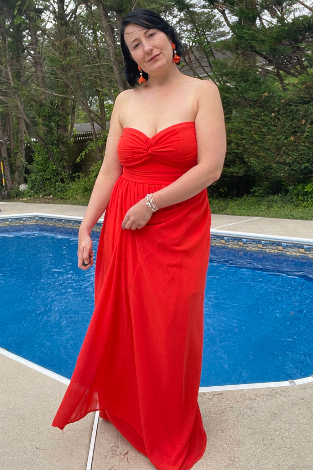Pool Party Chiffon Dress