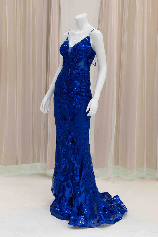 Royal Blue Elegant Prom Dress