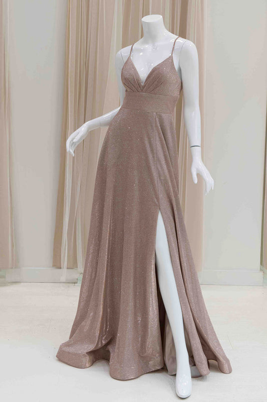 Elegant Champagne Simple Mother Of the Bride Dress
