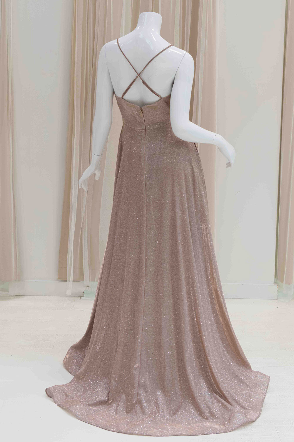Sparkly Mother Of The Bride Dress in Champagne