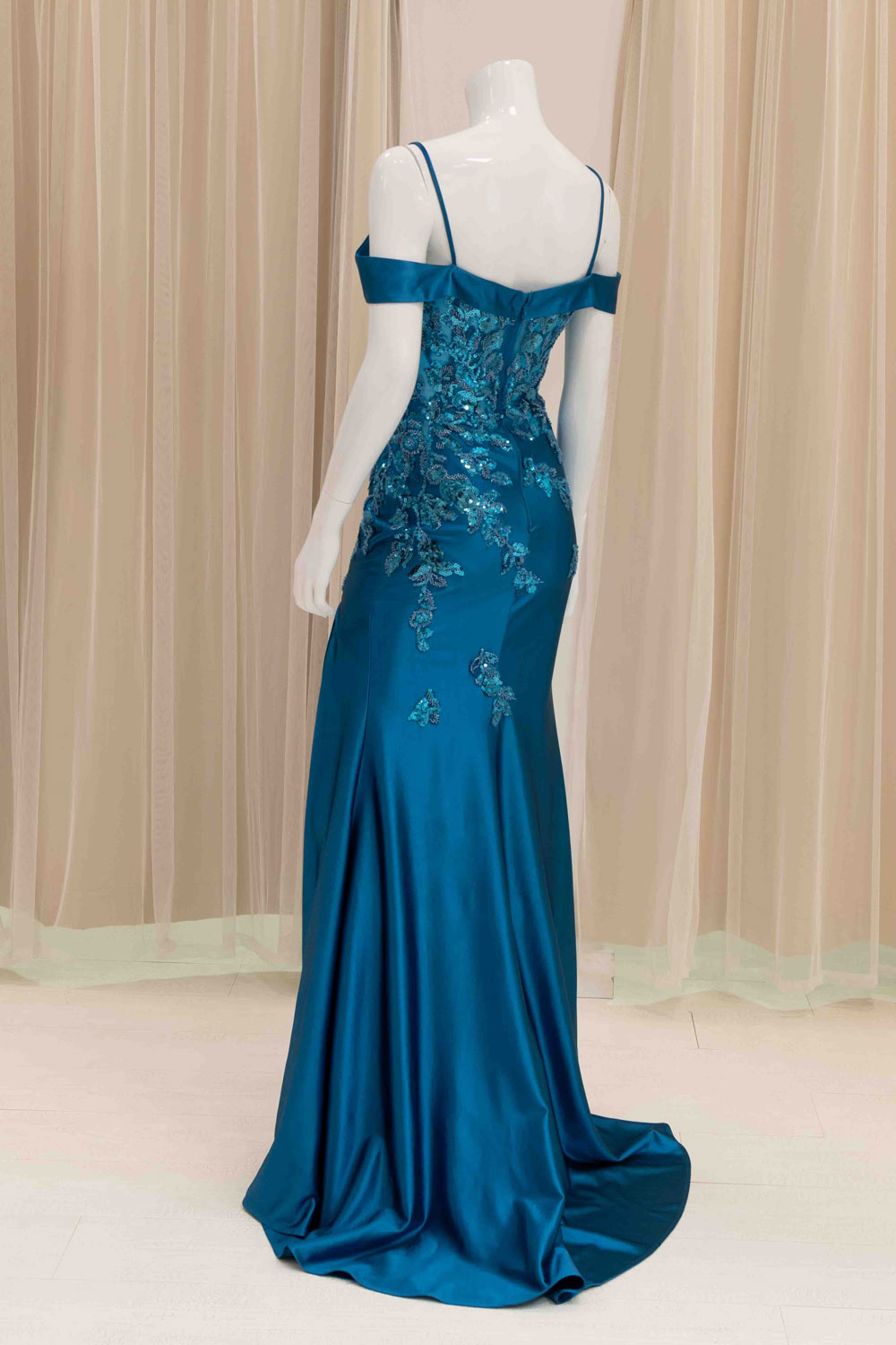 Evening Gown in Teal
