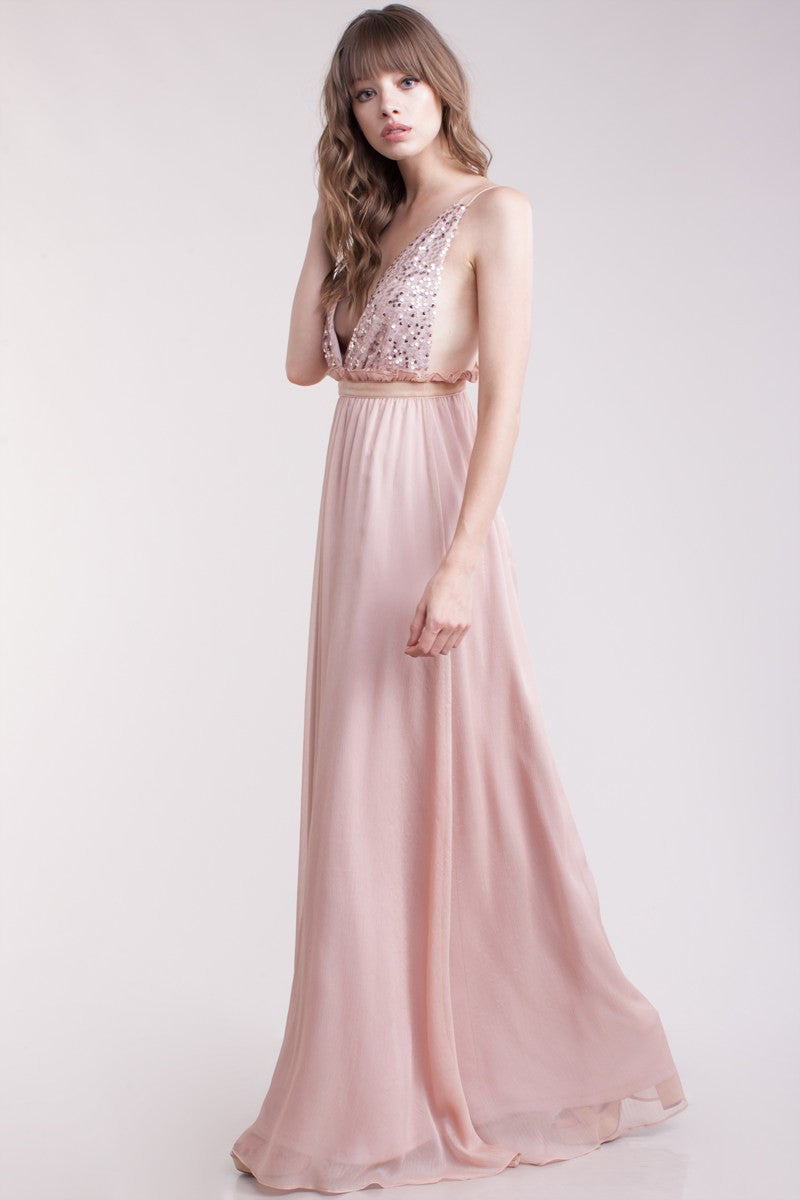 Chiffon Evening Dress Floor 
