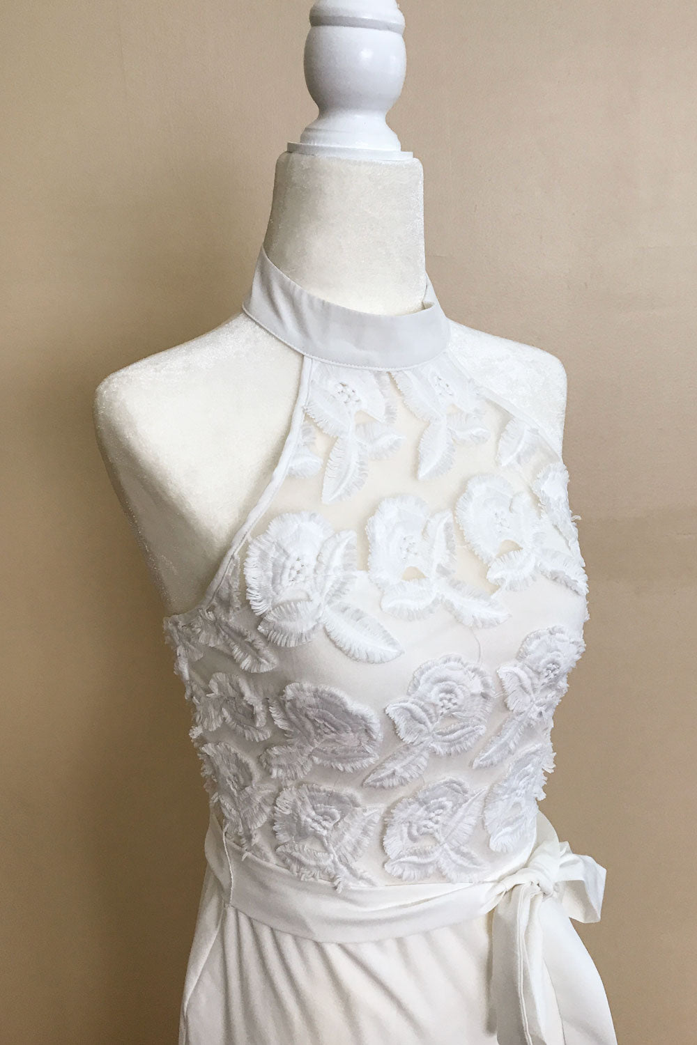 White Flower Bridal Gown