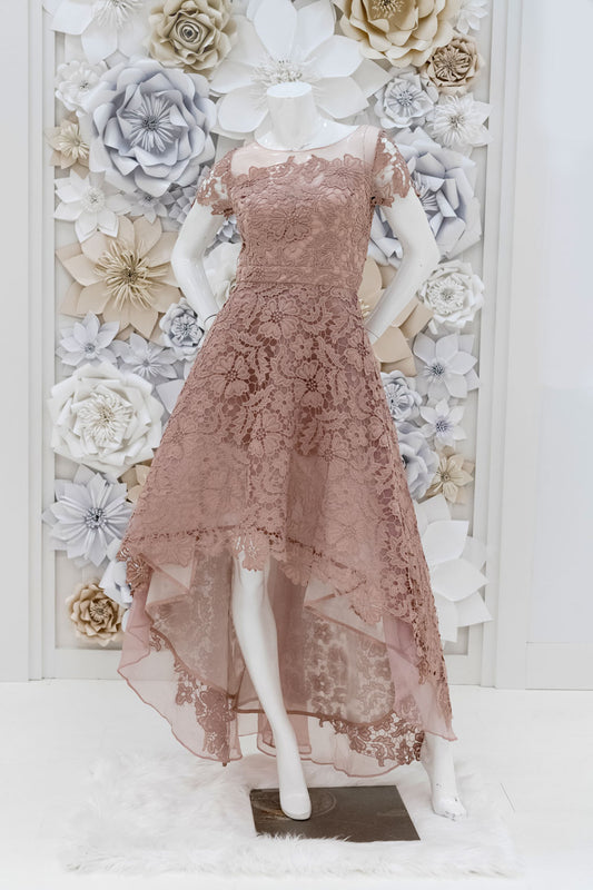 Belinda High-Low Lace Dress