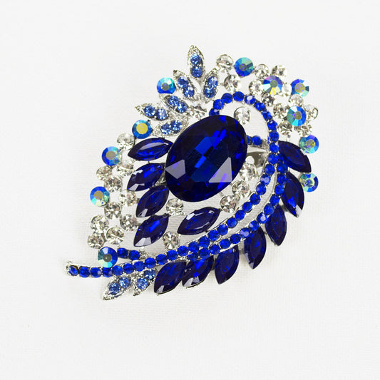 Crystal Hurricane Brooch