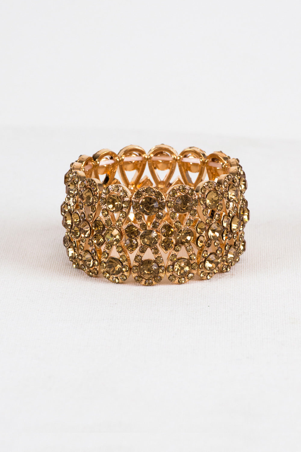 Antique Gold Pageant Bracelet