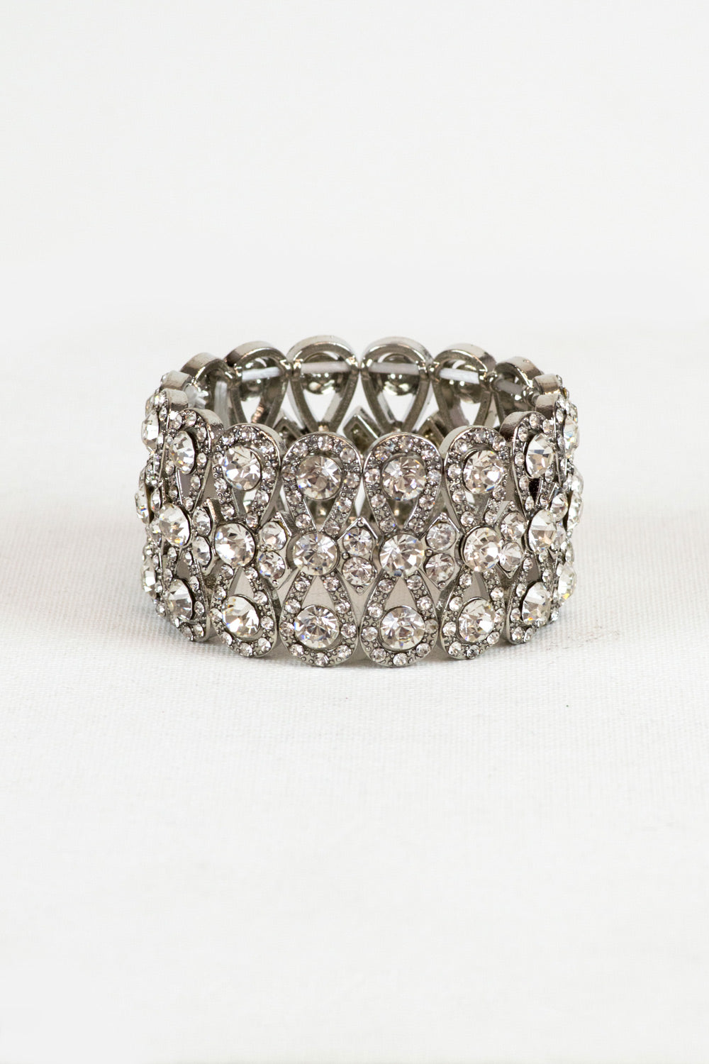Infinity Crystal Statement Bracelet