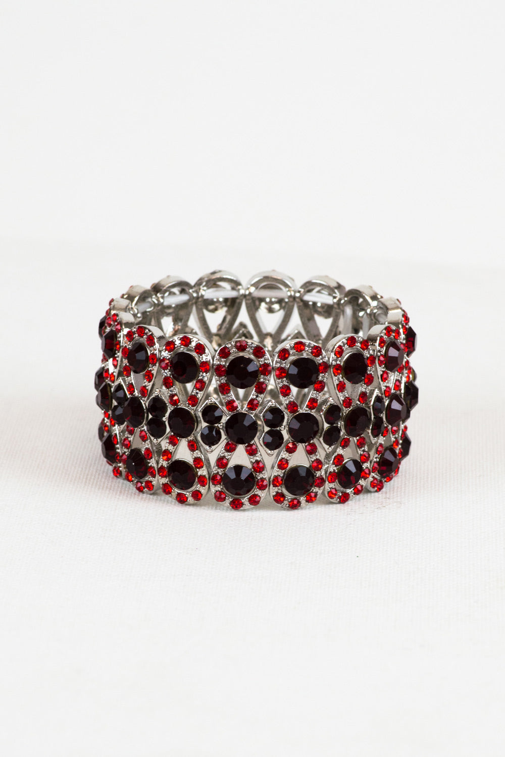 Red Crystal Fashion Bracelet for Pageant