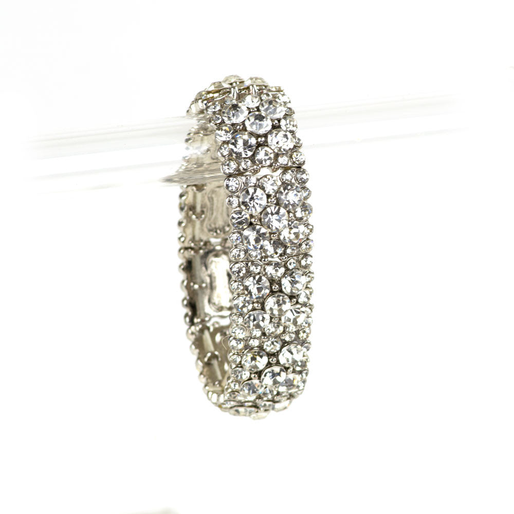 Cluster Crystal Bridal Bracelet