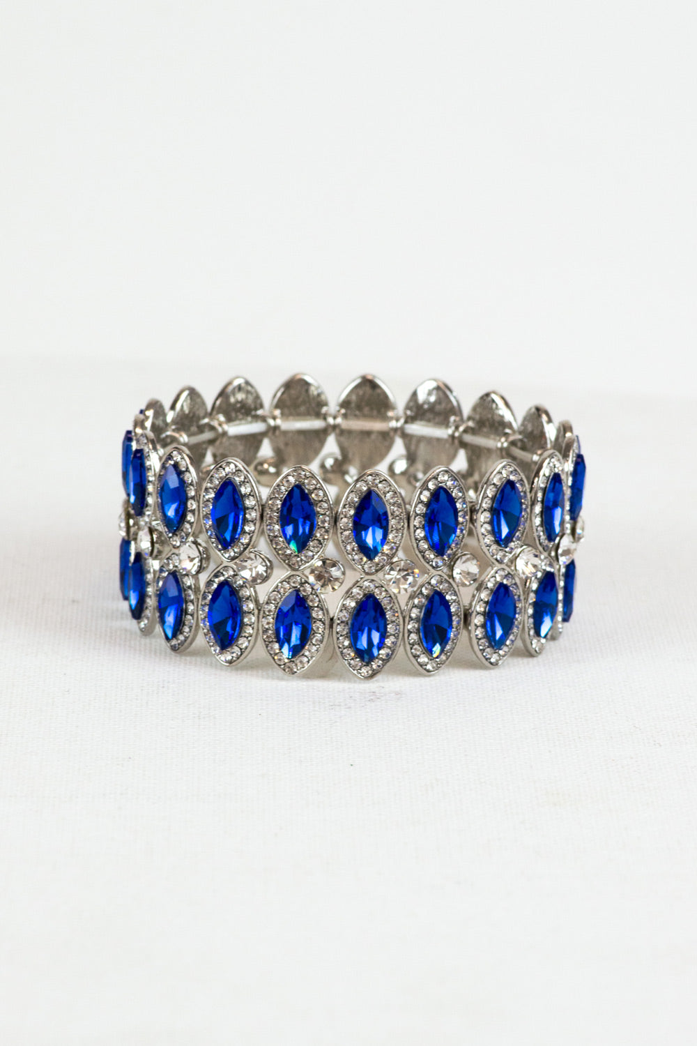 Royal Blue Statement Bracelet for Prom