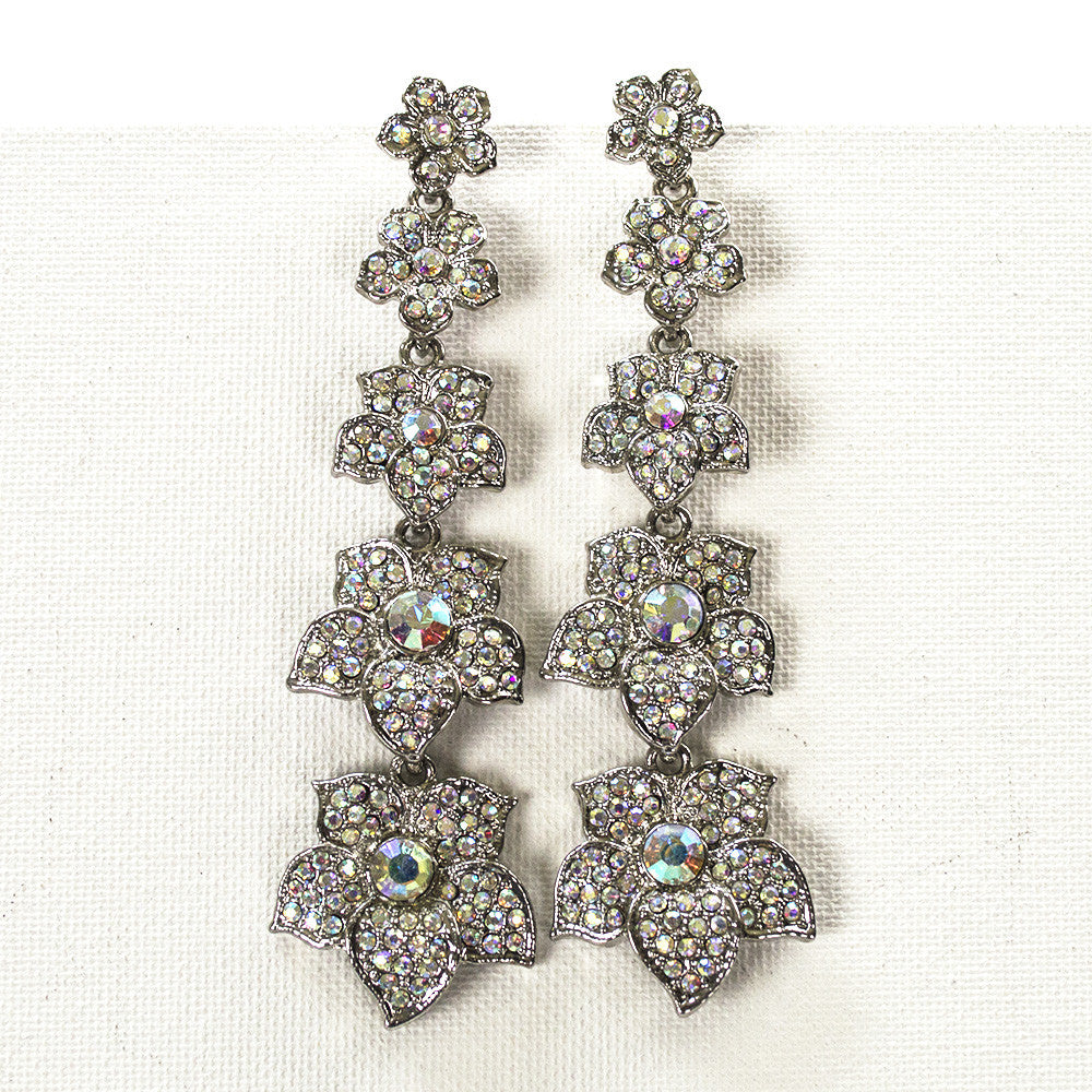Graduating Flowers Statement Earrings