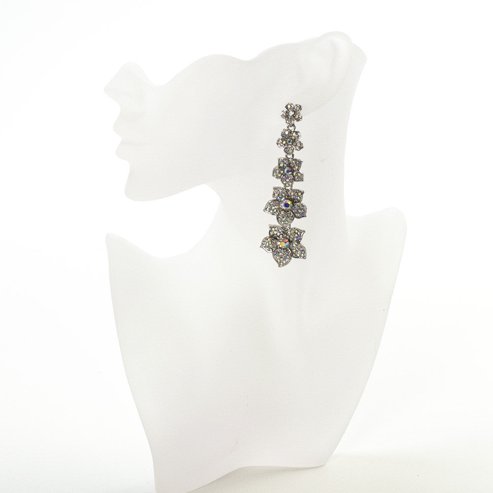 Long Crystal Earrings