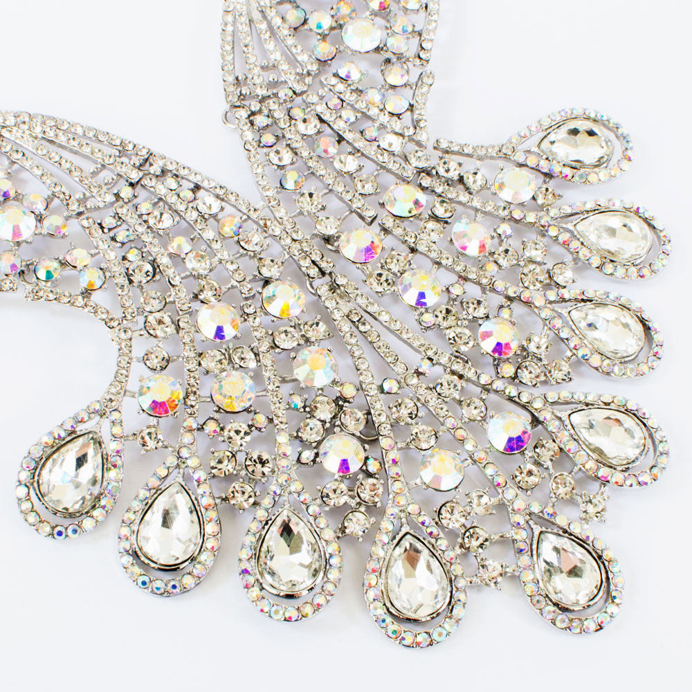 Glamorous AB Crystal Necklace Set